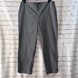 Talbots Heritage Cropped High Waisted Pants Size 12